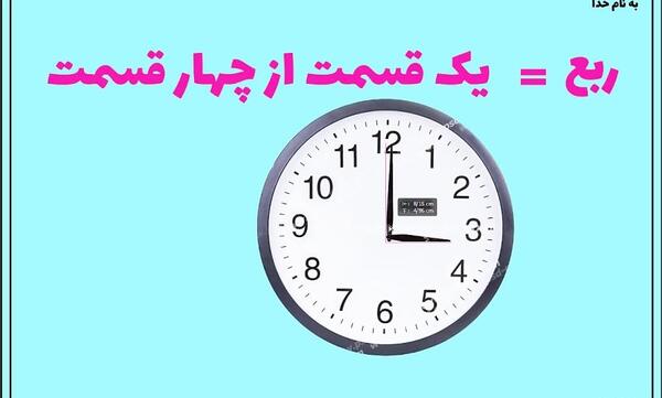 عکس ساعت یک ربع مانده به چهار