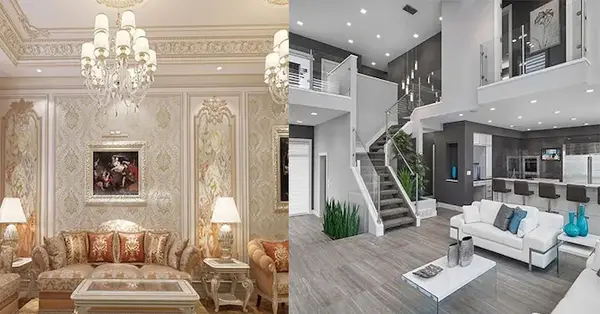 عکس نمای داخلی خانه های شیک