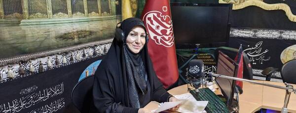 عکس مجری زن رادیو اربعین
