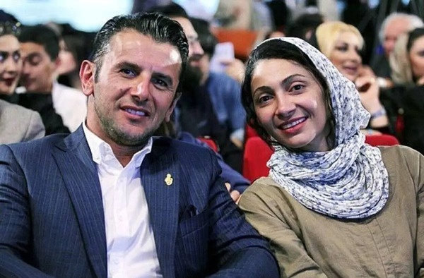 عکس بچه امین حیایی
