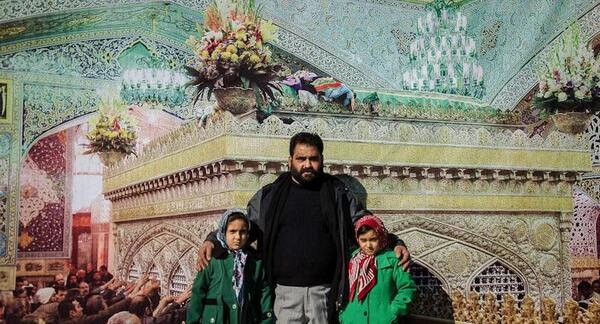 عکس یادگاری حرم امام حسین