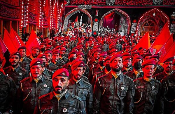 عکس یادگاری حرم امام حسین