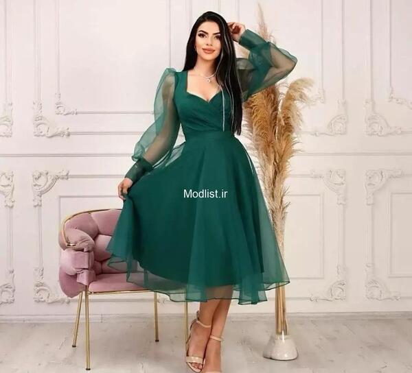 عکس لباس مجلسی عروسکی جدید
