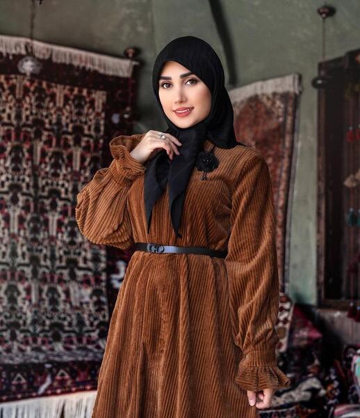 عکس تونیک مخمل کبریتی