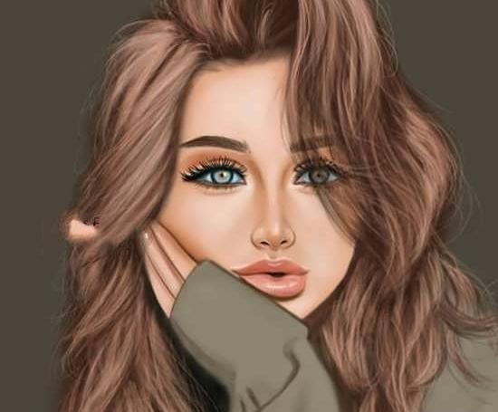 عکس دخترونه نقاشی فانتزی