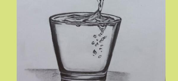 عکس طرح نقاشی لیوان ساده