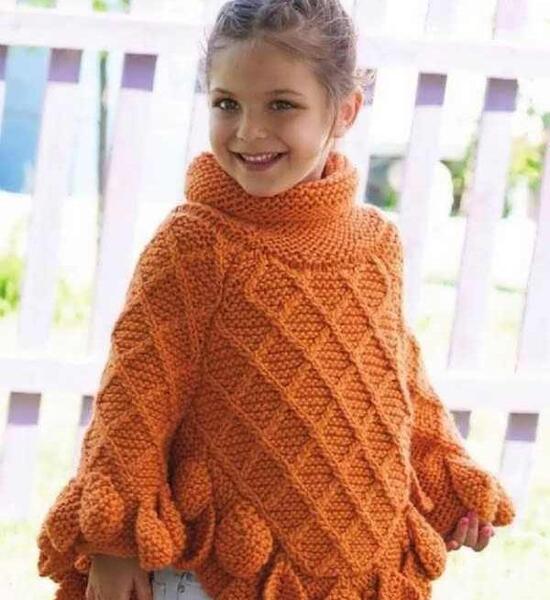 عکس بافت شنل بچه گانه