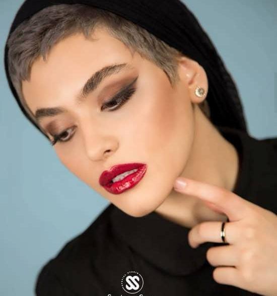 عکس ریحانه پارسا با ارایش