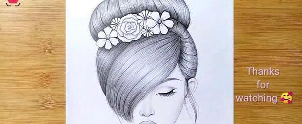 عکس دختر برای نقاشی
