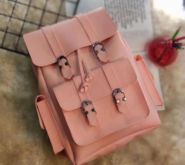 عکس کیف مدرسه چرم دخترانه