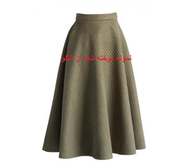 عکس دامن نیم کلوش
