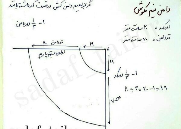 عکس دامن نیم کلوش