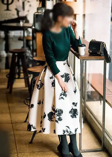 عکس دامن نیم کلوش