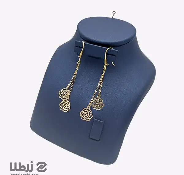عکس گوشواره طلا گل