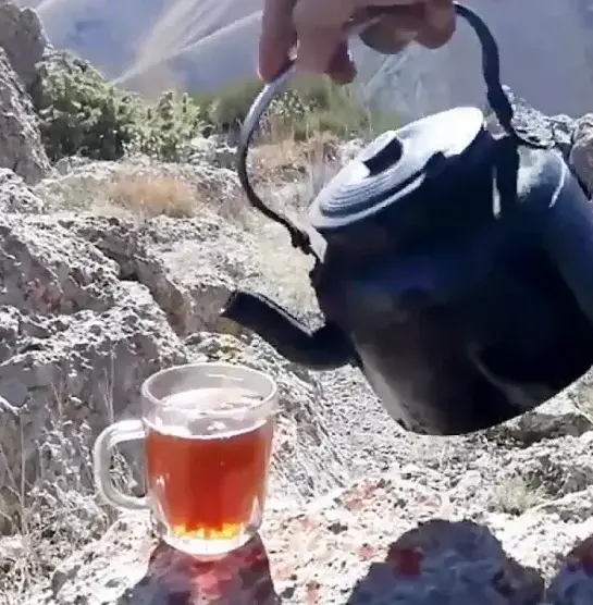 عکس چای منقلی