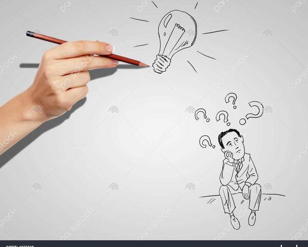 عکس نقاشی پسر ایستاده