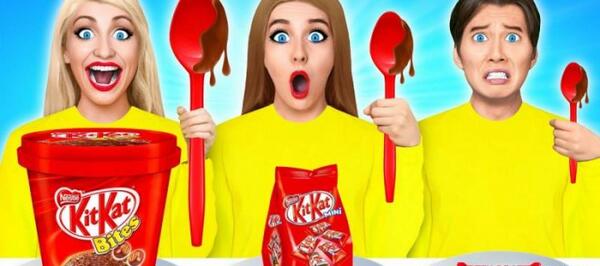عکس چالش غذا خوری