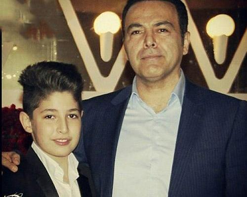 عکس فریبرز عرب نیا و همسرانش