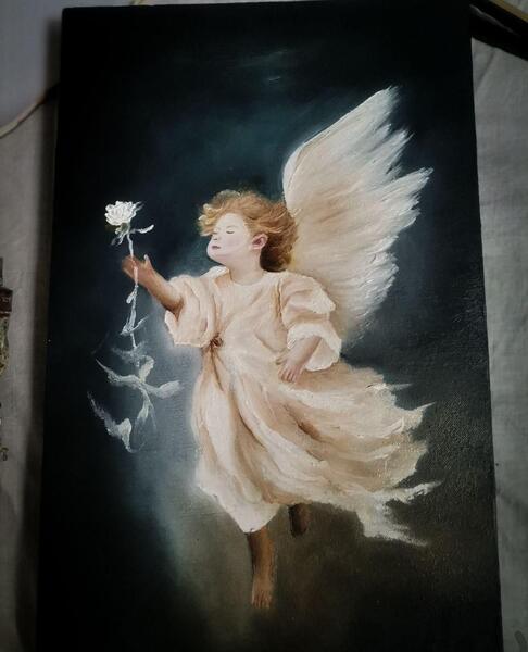 عکس فرشته برای نقاشی
