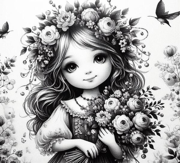 عکس فرشته برای نقاشی