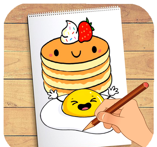 عکس نقاشی زیبا خوراکی