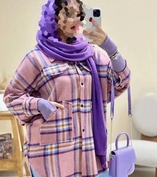 عکس مدل مانتو جدید چهارخونه تابستانی