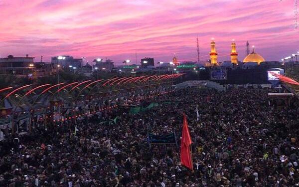 عکس بین الحرمین غروب