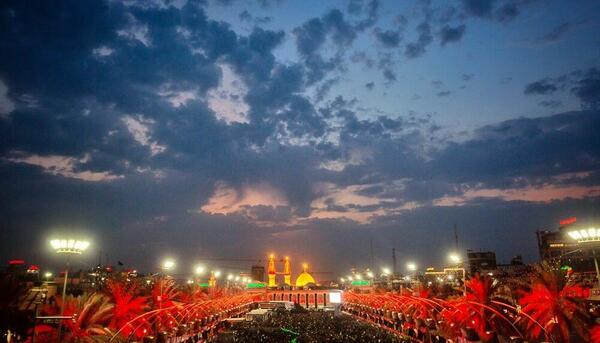 عکس بین الحرمین غروب