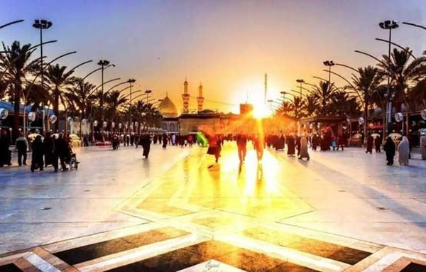 عکس بین الحرمین غروب