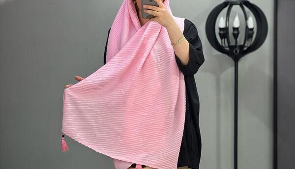 عکس شال صورتی دخترانه