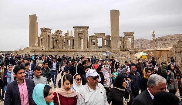 عکس تخت جمشید و نوروز