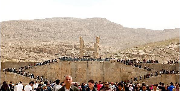 عکس تخت جمشید و نوروز
