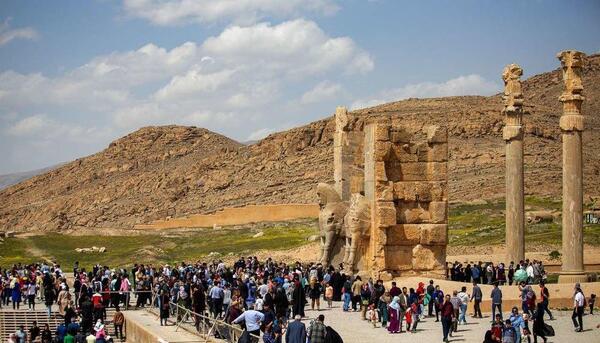عکس تخت جمشید و نوروز