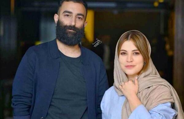 عکس شوهر حیاط