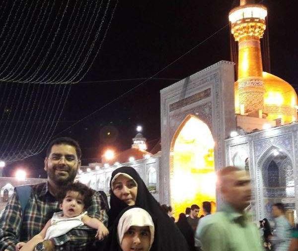 عکس حرم امام رضا زن