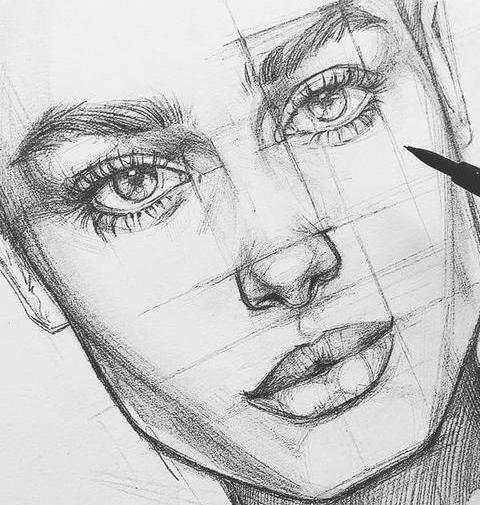 عکس ایده برای نقاشی چهره
