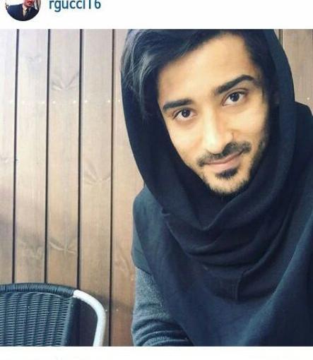 عکس با مقنعه طنز