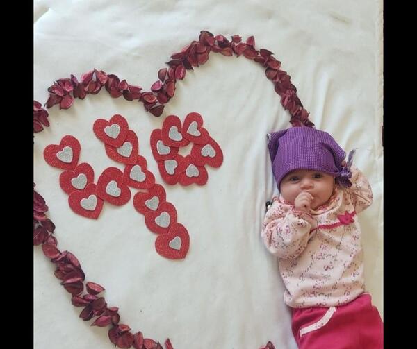 عکس نوشته چهل روزگی پسرم
