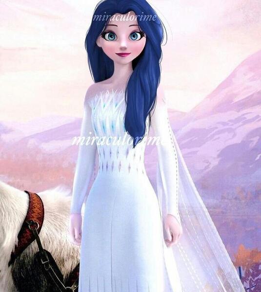 عکس مرینت و السا