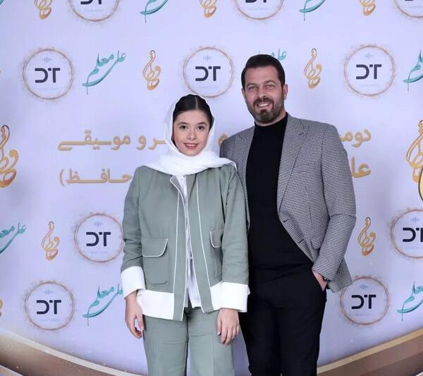عکس پژمان بازغی و پدرش