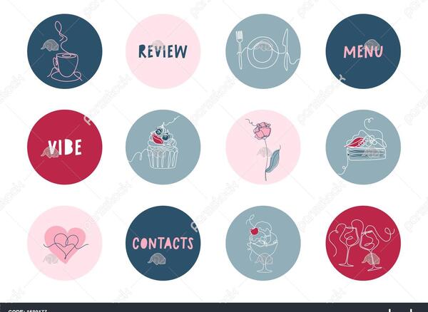 عکس هایلایت اینستا غذا