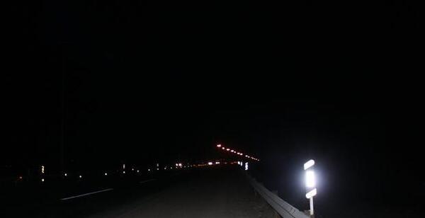 عکس جاده شب