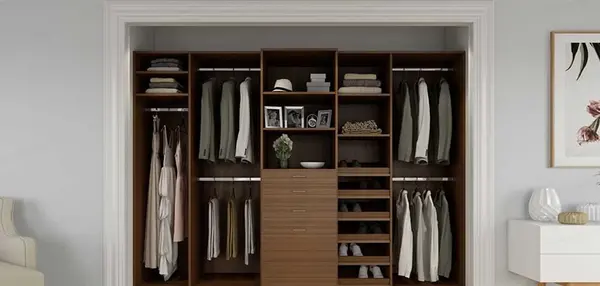 عکس ایده برای کمبود جای لباس