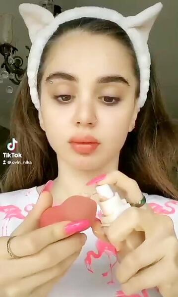 عکس نیکا فلاحی بدون گریم