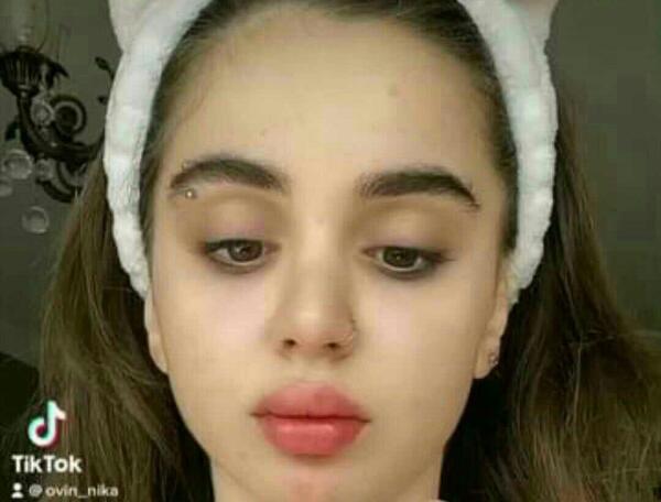 عکس نیکا فلاحی بدون گریم