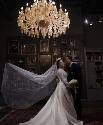 عکس عروسی ملینا تهرانی