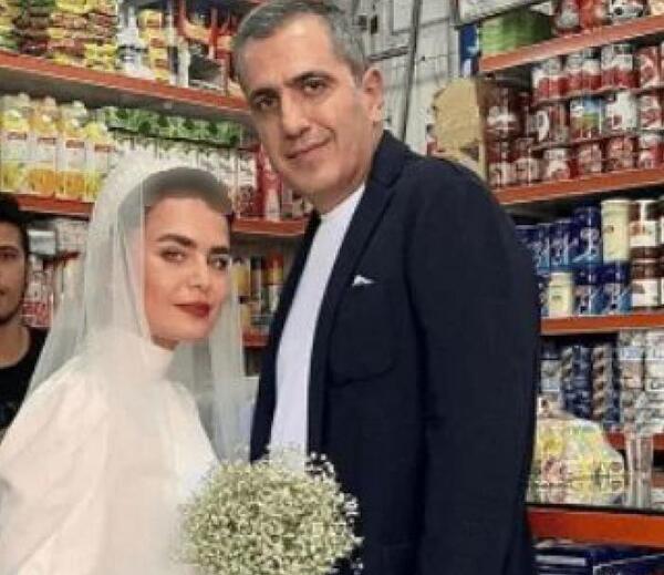 عکس عروسی ملینا تهرانی