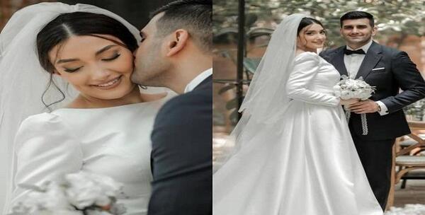 عکس عروسی ملینا تهرانی