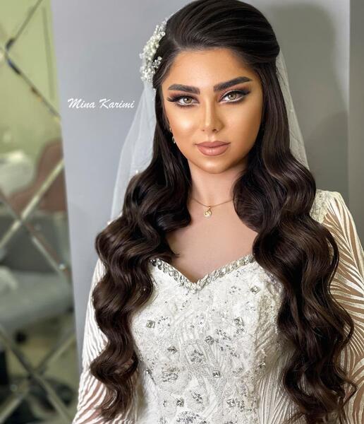 عکس عروسی ملینا تهرانی