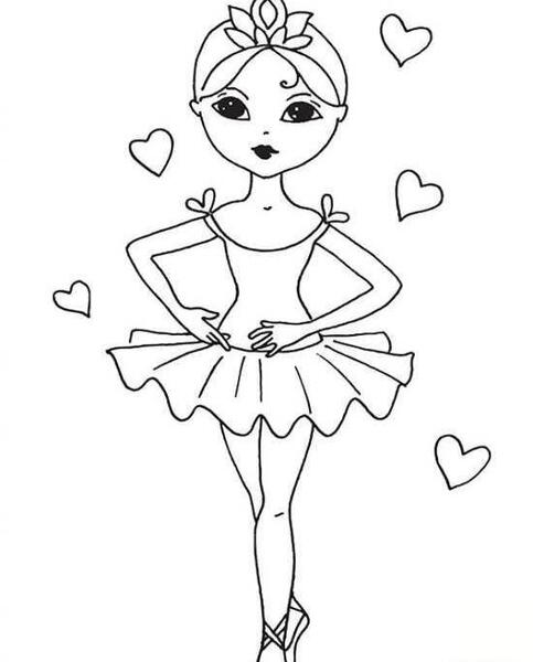 عکس نقاشی دختر ساده مرحله به مرحله